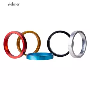 Miếng đệm phuộc trước xe đạp DELMER, Máy giặt tai nghe xe đạp MTB hợp kim nhôm, Miếng đệm thân 28.6mm Không dễ rỉ sét Chống ăn mòn Xe đạp đường trường