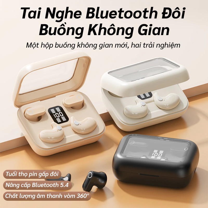 Tai nghe và hộp sạc LED