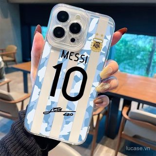 Ốp điện thoại trong suốt trong suốt Màu xanh tương phản sọc không 10 Số Thích Hợp Cho iPhone 17promax 16promax 17 16 15 promax 14 13 12 11 pro max xr xs 12promax Vỏ Silicon Linh Hoạt