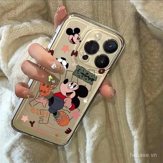 Ốp Điện Thoại Trong Suốt Phong Cách Mới Hoạt Hình Chơi Bóng Đá Qiqi Thích Hợp Cho iPhone 12 13 14 15 Promax 16 17 Promax xr xs 11promax 12promax 13pro 14pro Ốp Chống Sốc Linh Hoạt