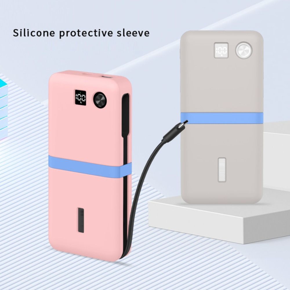 Bảo vệ bộ sạc di động STABFOAM, Túi sắp xếp chống rơi A1383, Vỏ bảo vệ toàn diện bằng silicon mềm cao cấp cho du lịch Anker 20000mAh 87W