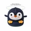 Mũ bóng chày sơ sinh PYCOU Penguin, Mũ cao bồi trẻ em Denim có thể điều chỉnh, Mũ chống nắng nhẹ hoạt hình dễ thương cho bé 6-20 tháng