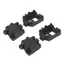 YICA 2 Bộ Hộp số RC, Vỏ hộp số RC màu đen bằng nhựa, Phụ kiện RC cho Wltoys 284161/284010/284131 Phiên bản, phiên bản K969, xe RC phiên bản K989
