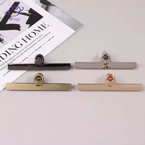 HFTOY 1 Túi Vintage Khóa Kim Loại Xoay Los Nút Xoắn Cho DIY Túi Xách Da Thủ Công Túi Ví Phần Cứng Túi Thanh Lịch Phụ Kiện ~