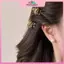 MYPANDA 10 Chiếc Mini Kim Loại Vuốt Tóc Kẹp Vàng Bạc Hoa Bướm Cá Mập Nhỏ Kẹp Ins Mũ Hàn Quốc Dành Cho Nữ Phụ Kiện Tóc.