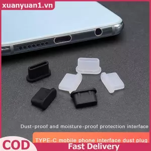 XUAN 3 Cái Type-C Bụi Cắm Điện Thoại Cổng Sạc USB Bảo Vệ Nắp Chống Bụi Cho RC-N1 Điều Khiển Từ Xa VN