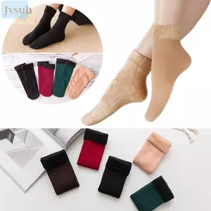 Tất tuyết JVSUB Ấm mùa đông Giày bốt tuyết Cashmere Tất ngủ