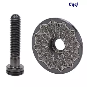 Vỏ bọc tai nghe xe đạp CQCJ, Vỏ bọc tai nghe xe đạp chống gỉ bằng hợp kim titan, Vỏ trên tai nghe xe đạp nhẹ 28,6mm bền bỉ cho xe đạp leo núi Xe đạp đường trường