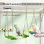 HL Mới Dễ Thương Nhiều Màu Sắc Vẹt Tã Nơ Có Thể Giặt Được Vẹt Chuyến Bay Phù Hợp Với Thoáng Khí Giữ Chim Sạch Thú Cưng Chim Quần Áo Hàng Ngày LMWU