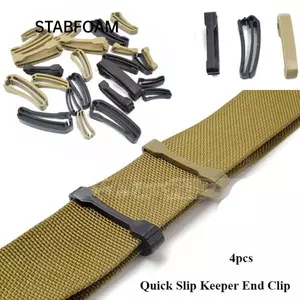 Kẹp cuối thắt lưng STABFOAM, Khóa vải 2 màu 3 kích cỡ, Khóa ba lô bằng nhựa nóng Dụng cụ ngoài trời
