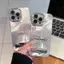 Vỏ tai nghe chuyển màu họa tiết sông băng có sẵn Thích hợp cho vỏ điện thoại iPhone17promax Mới bao gồm tất cả Thích hợp cho vỏ mềm chống va chạm iPhone16pro Sh