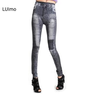 LUImo Nữ Skinny Denim Co Giãn Quần Legging Thời Trang Quần Jean Quần Legging SBS