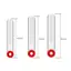 AIHOM Ghế nổi hai lõi có khả năng thẩm thấu cao Phao câu cá xoay Silicone cạnh tranh câu cá đường trượt phụ kiện,