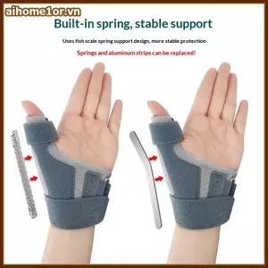Nẹp ngón tay cái AIHOM có nẹp hỗ trợ cổ tay để giảm đau ngón tay cái Hỗ trợ ngón tay cho viêm khớp Hoàn hảo cho thể thao và sử dụng hàng ngày,