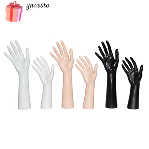 Mô hình tay giả GAVESTO, Tay ma-nơ-canh dài tay PVC, Đa năng 25 / 32cm Chuỗi hiển thị Mô hình trưng bày trang sức
