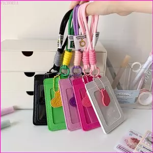 VIC Candy Color Photocard Holders Tay áo thẻ xe buýt có móc khóa Vỏ thẻ tín dụng