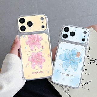 Ốp Lưng Hoa Lily Gradient Dreamy Cho Redmi A7 Pro A5 A4 A3 A3X Pro A2 A1 9 Prime Power Activ 9T 9i 9A Sport 9C NFC AT 5G 4G Vỏ Da Sang Trọng Dễ Thương Thanh Lịch Phong Cách Ins