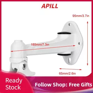 apill Hozee CCTV Stand Ổn định Lắp đặt dễ dàng Giá đỡ camera giám sát Hợp kim nhôm màu trắng để hỗ trợ