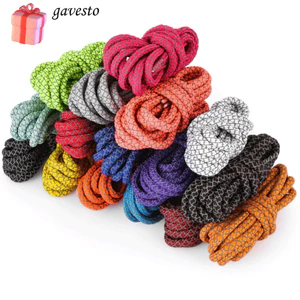 GAVESTO 1 Cặp Dây Giày Sneaker 100CM / 140CM, Dây Giày Thể Thao Tròn Nhiều Màu Sắc, Thời Trang Thay Thế Polyester Phản Quang Dây Giày Phụ Kiện