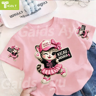 COD✅ (Hồ Chí Minh)Kids T Mall Áo phông tay ngắn In hình hoạt hình Áo Kiểu rộng và ấn tượng Trẻ em thời trang #VN188