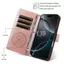 Ốp Lưng Cho OPPO Find X9 Siêu Nổi Mandala Da Khe Cắm Thẻ Dây Đeo Tay Dây Dài Chống Rơi Vỏ Điện Thoại