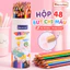 Hộp Bút Chì Màu 48 Màu Cao Cấp HomeMate, Màu Sắc Tươi Sáng, Dễ Tô, Dễ Tẩy Dành Cho Bé Và Học Sinh