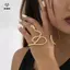 Punk Hip Hop Rắn Vòng Tay Nam Nữ Bohemian Thời Trang Đơn Giản Trang Sức Mở Lắc Tay [Mina]