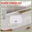 6 Hộp đựng đồ bằng nhựa có thể tháo rời Trang sức / Bông tai / Dụng cụ sắp xếp hộp đựng