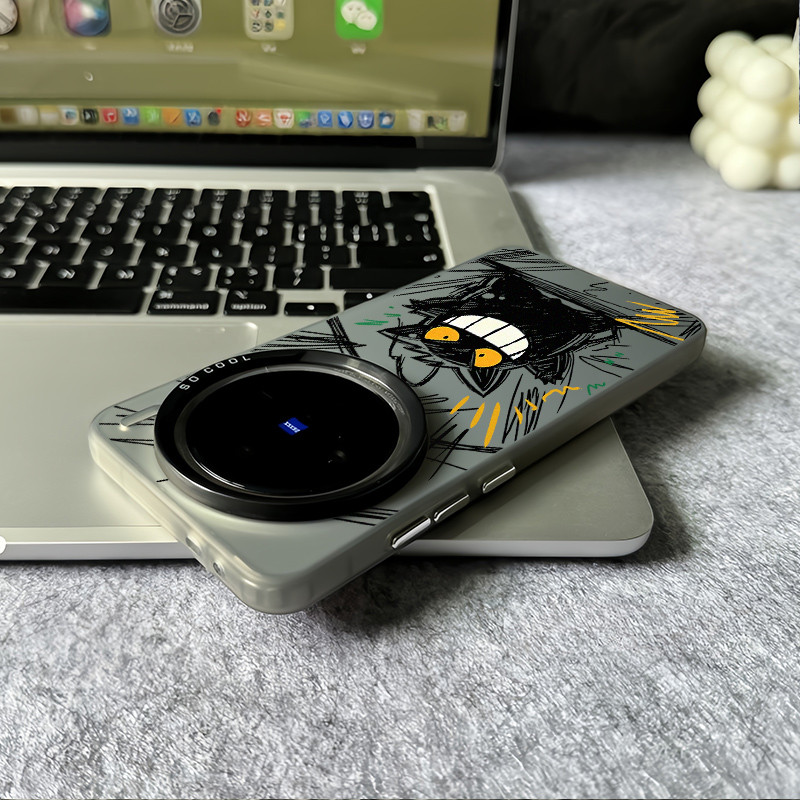 Ốp điện thoại cứng Micro Matte “Graffiti Gengar ” cho Vivo X300 Ultra X300 Pro X200 Pro X100S Pro X90 V60 V50 V40 / Vỏ Vivo chống sốc