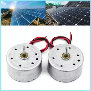Động cơ năng lượng mặt trời GODD RF300 DC1 5V-6V 2mm Trục với 140mm 2 chân Dây sửa chữa một phần cho động cơ Đồ chơi DIY Mô hình quạt ô tô