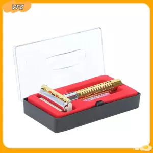 VFZ Retro An Toàn Dao Cạo Hộp Tay Cầm Dao Cạo Dụng Cụ Cạo Râu Dụng Cụ Cạo Râu Nam Dao Cạo Da Mặt Louislifecool