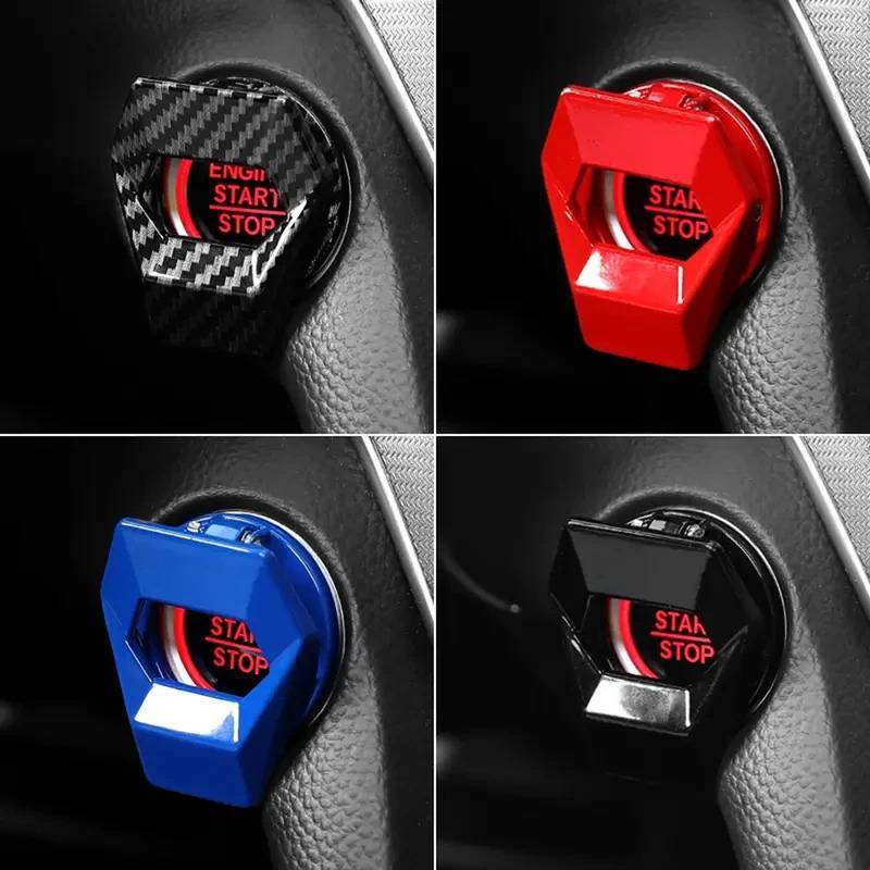 Cheenm Mới Động Cơ Ô Tô Khởi Động Dừng Nút Nút Bao Trang Trí Phụ Kiện Ô Tô Nút Nhấn Stiy Cover Nội Thất Ô Tô Kiểu Dáng VN