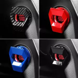 Cheenm Mới Động Cơ Ô Tô Khởi Động Dừng Nút Nút Bao Trang Trí Phụ Kiện Ô Tô Nút Nhấn Stiy Cover Nội Thất Ô Tô Kiểu Dáng VN