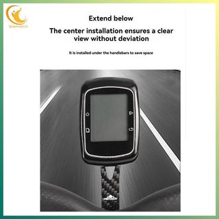 [ygdgentgklh.vn] Sợi Carbon cho, Giá đỡ đồng hồ tốc độ xe đạp đường trường Giá đỡ máy tính cho đồng hồ bấm giờ bấm giờ 165mm