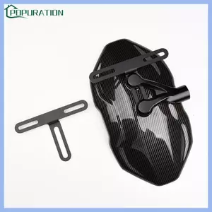 POP Splash Guard với giá đỡ giấy phép Thiết kế lắp đặt dễ dàng Tấm chắn bùn đuôi có khung biển số Phụ tùng ô tô cho