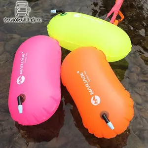Nhíp 1 PVC Phao Bơi An Toàn Không Khí Khô Kéo Túi Phao Tín Hiệu Bơm Hơi Trôi Túi VN