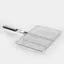 TRTR Giỏ Nướng Gấp Di Động Inox Nướng BBQ Giỏ Có Tay Cầm Cho Cá Rau Tôm Phụ Kiện Nấu Ăn VN