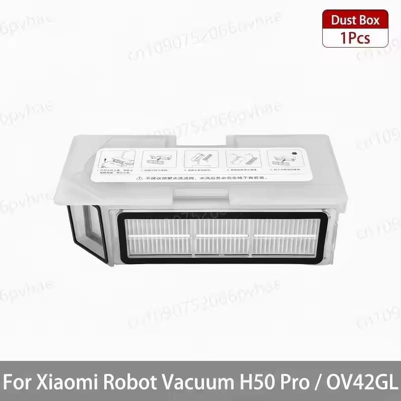 Robot hút bụi Xiaomi H50 Pro / OV42GL Hộp đựng bụi Hộp đựng rác gia đình Bộ lọc HEPA