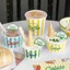 Gelato Kem Cốc Giấy Dùng Một Lần Bát Kem Món Tráng Miệng Kem Nón Giấy Bìa Sắc Nét Ống Giấy Cốc KEOW