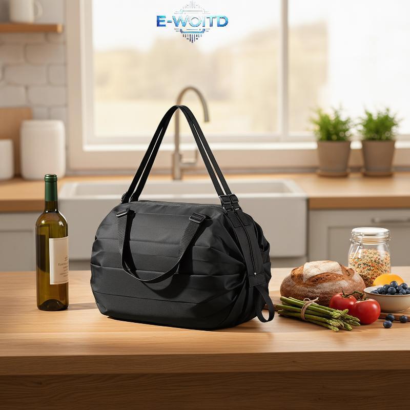 E-WOITD Dung Tích Lớn Có Thể Gập Lại Túi Du Lịch Chống Thấm Nước Bảo Quản Tote Cho Bãi Biển Thể Dục Hãng Hàng Không Mang Theo Hành Lý E-WOITD