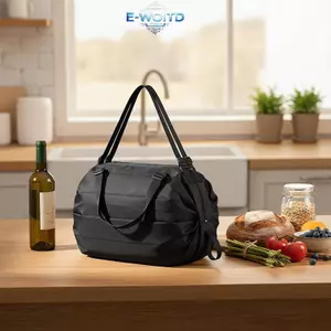 E-WOITD Dung Tích Lớn Có Thể Gập Lại Túi Du Lịch Chống Thấm Nước Bảo Quản Tote Cho Bãi Biển Thể Dục Hãng Hàng Không Mang Theo Hành Lý E-WOITD