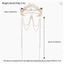 Cô dâu vàng pha lê Fringe-Tiara Headband Phụ kiện đám cưới dành cho nữ