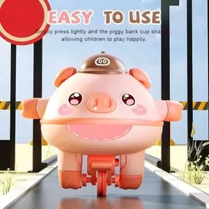 Acrobatics Cân Bằng Lợn Dễ Thương Mới Lạ Tightrope Đi Bộ Tumbler Piglet Unicycle Đầu Ngón Tay Con Quay Hồi Chuyển Cân Bằng Đồ Chơi Cho Trẻ Em saixit2vn
