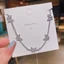Thời Trang Mới Nữ Bướm Vòng Cổ Sang Trọng Full Kim Cương Vòng Cổ Choker