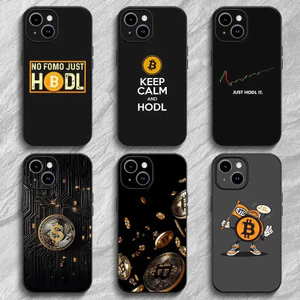 Ốp Điện Thoại Nghệ Thuật Họa Tiết Bitcoin TP-1 Cho IPhone 16 15 14 13 12 11 PRO MAX PLUS Mini TPU Mềm Đến Da Thân Thiện