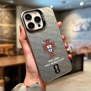 Ốp Điện Thoại Mới Họa Tiết World Cup Bóng Đá Thích Hợp Cho iPhone 17promax 16promax 17 16 15 14 promax 13promax 13 12 11 pro max 16pro 15pro Ốp Bảo Vệ Chống Sốc