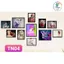 "Bộ 11 Tranh Decor Salon Tóc Nam Nữ, Dán Tường Không Khoan, Kèm Băng Keo Trang Trí"
