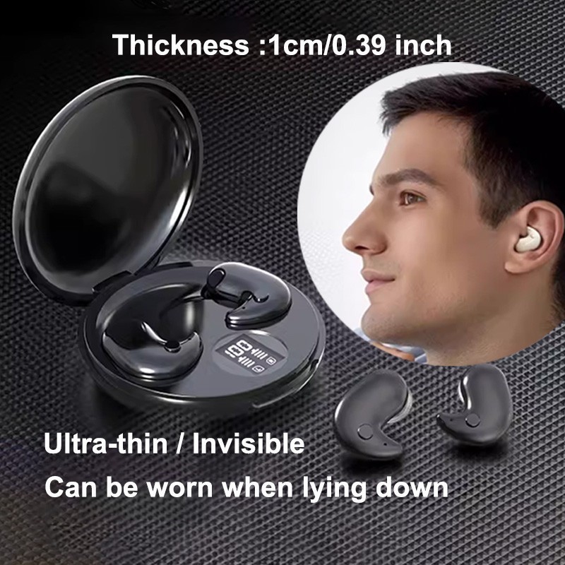 [Sẵn sàng] Tai nghe không dây B13 Bluetooth 5.4 Tai nghe ngủ vô hình Mini khử tiếng ồn Tai nghe ẩn cho máy ngủ bên cho iPhone Android