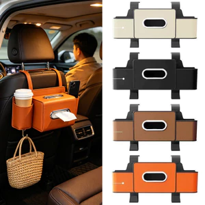 Mới Đa Năng Ghế Sau Xe Ô Tô Tổ Chức Với Hộp Đựng Khăn Giấy Hộp Bảo Quản Móc Treo