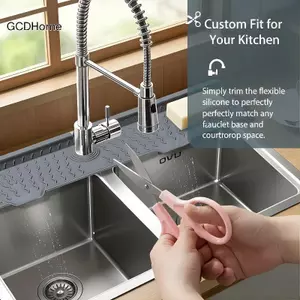 GCDHome Water Splash Guard cho bồn rửa nhà bếp Giữ vòi Khu vực chậu rửa khô Bảo vệ Dễ dàng lắp đặt HOT
